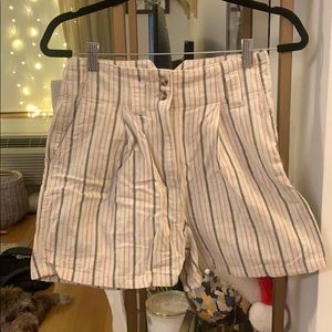 UO Paper Bag Waist Courduroy Shorts